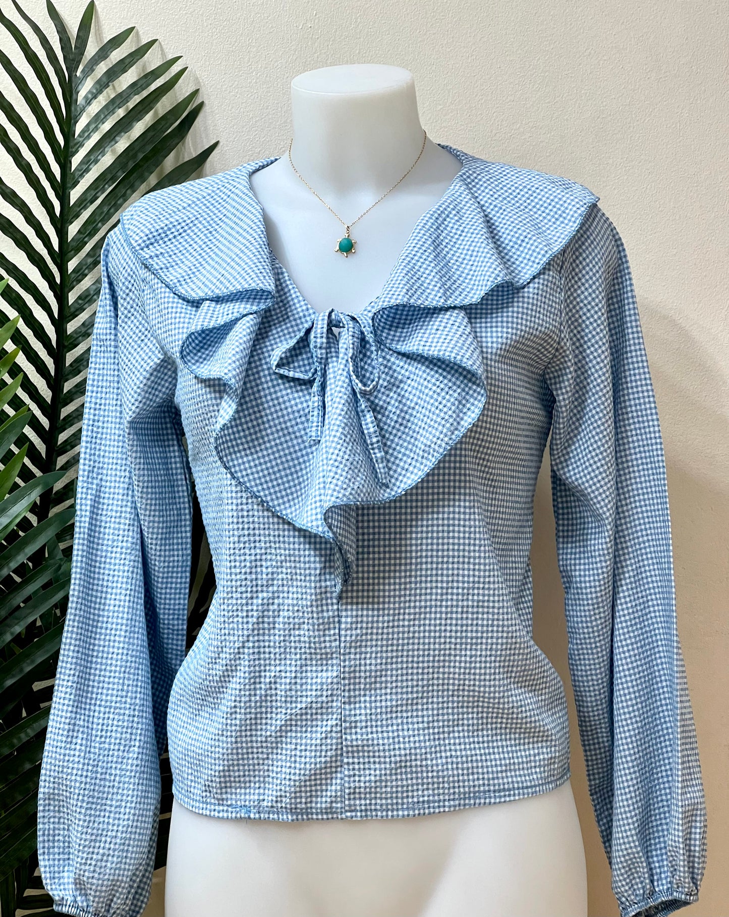 Blusa cuadritos Vichy