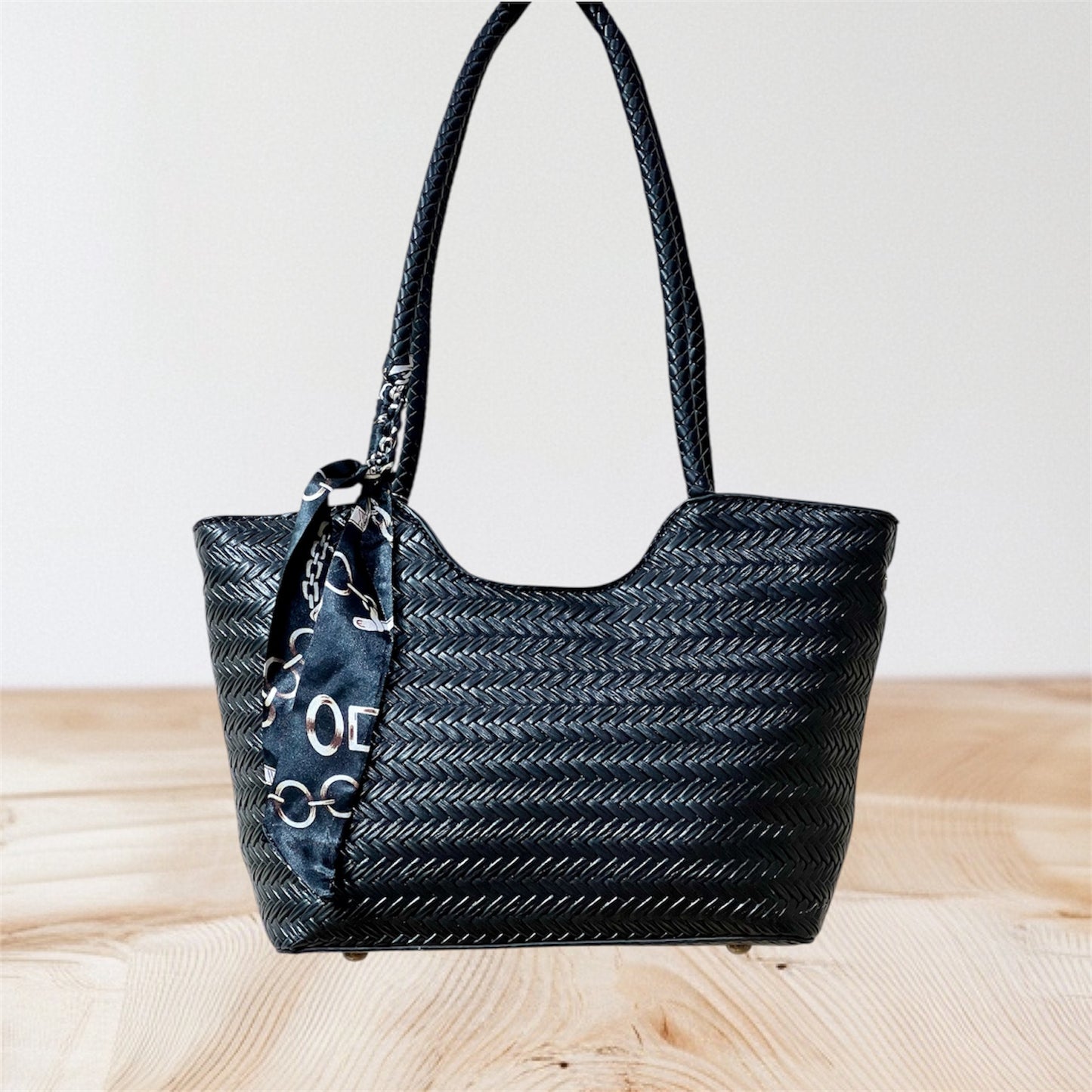 Bolso tipo mimbre pequeño