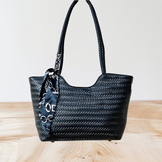 Bolso tipo mimbre pequeño