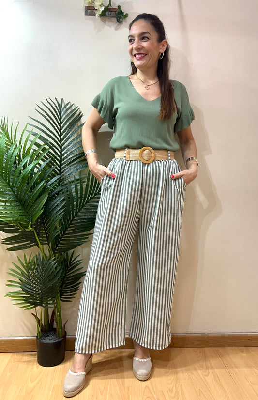 Pantalón mil rayas