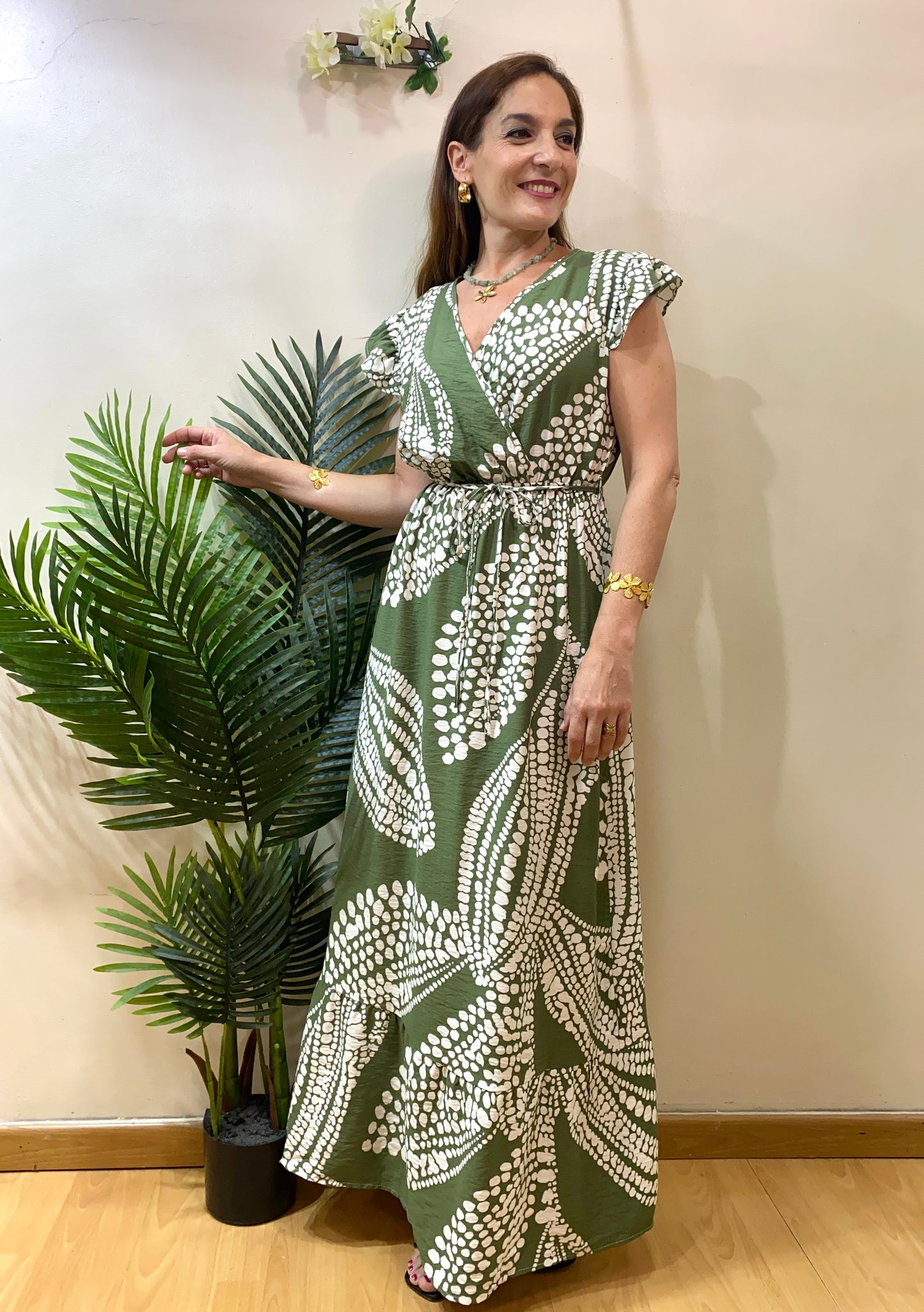 Vestido motitas