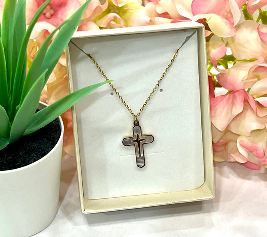 Cruz acero comunión