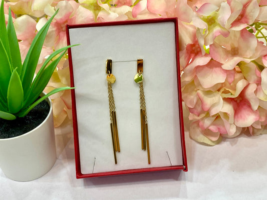 Pendientes acero elegant