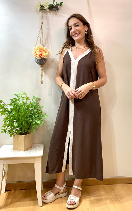 Vestido línea central