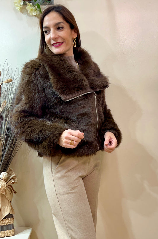 Chaquetón pelo sintético