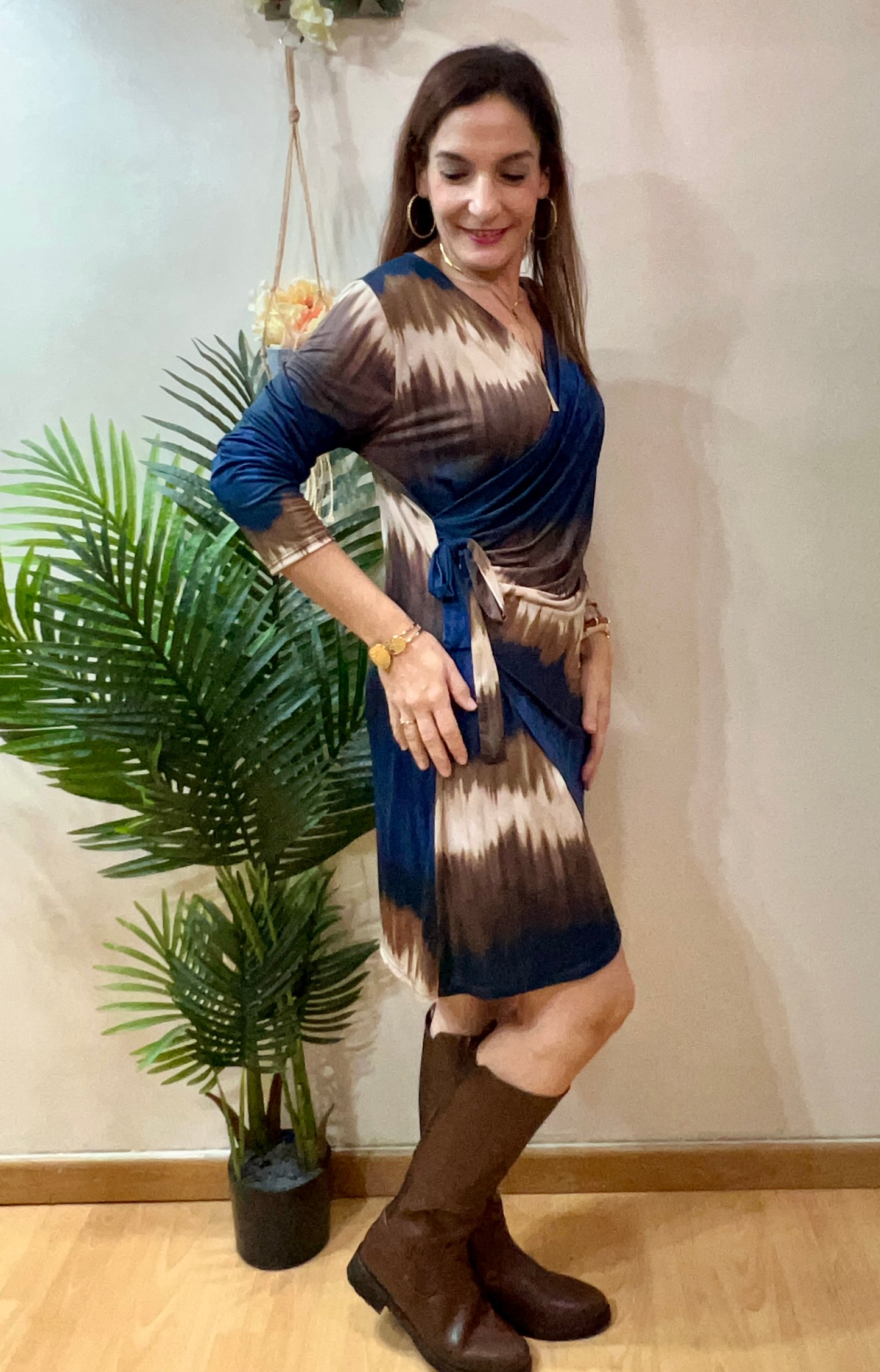 Vestido frunce lateral