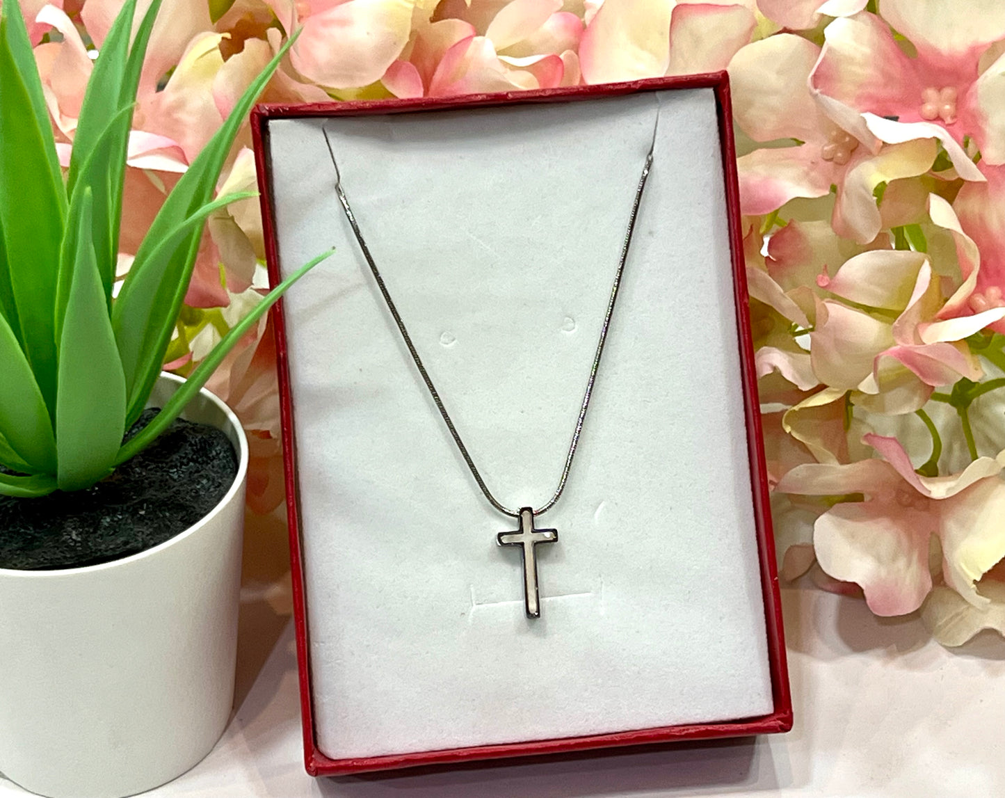 Cruz acero anacarada