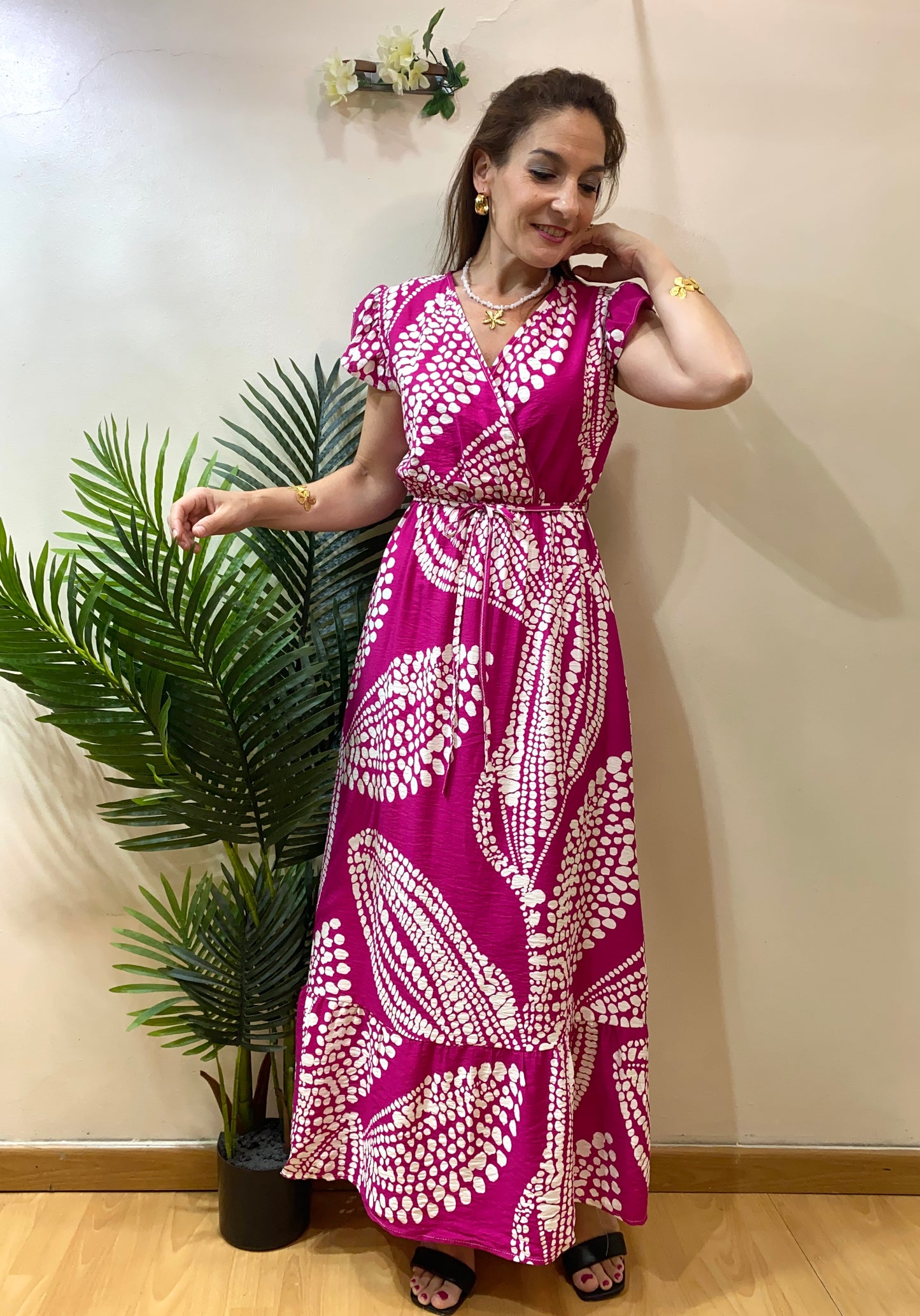 Vestido motitas