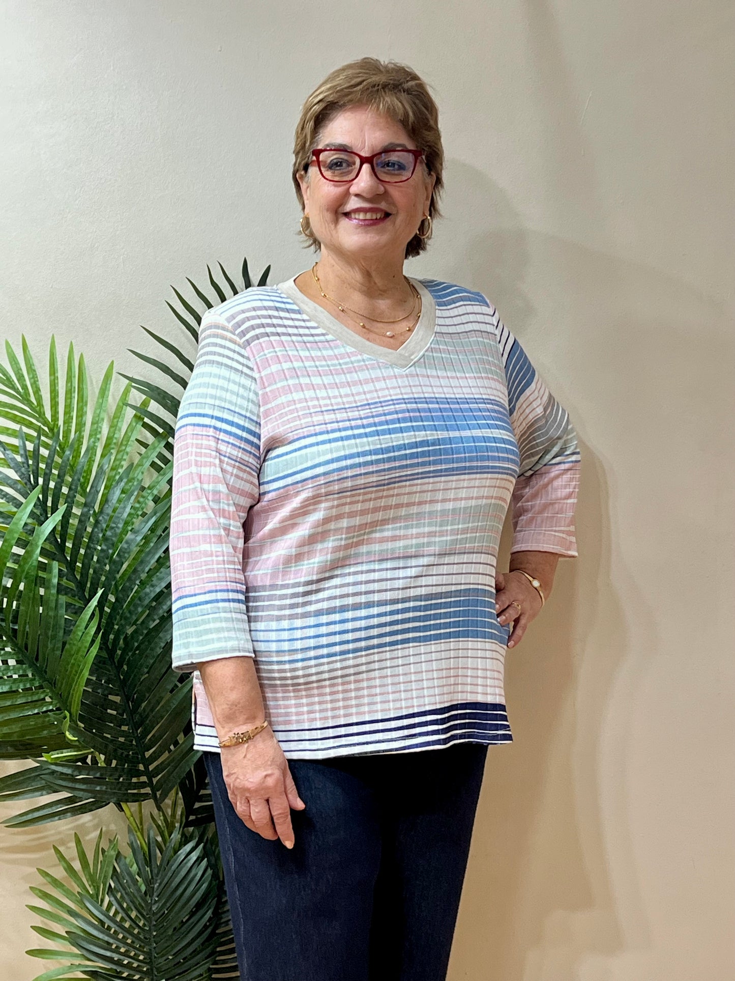 Camiseta trazos de color