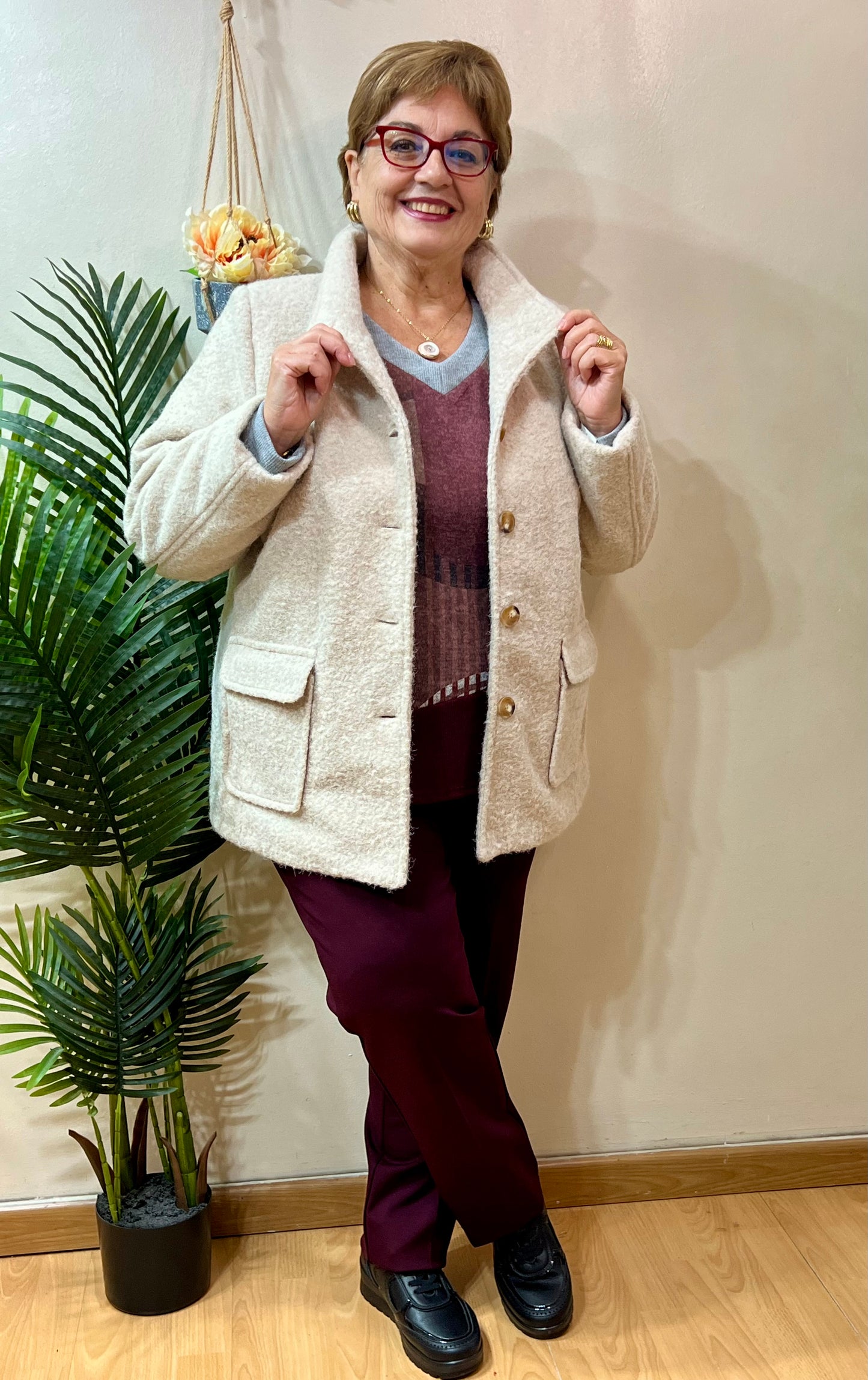 Chaquetón borreguito premium