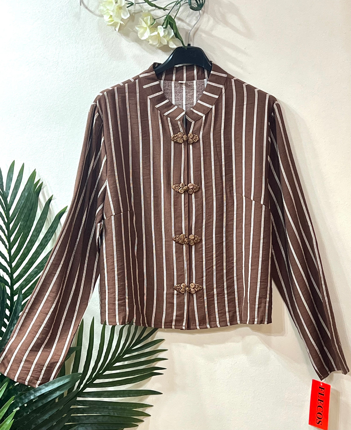 Blusa rayas oriental