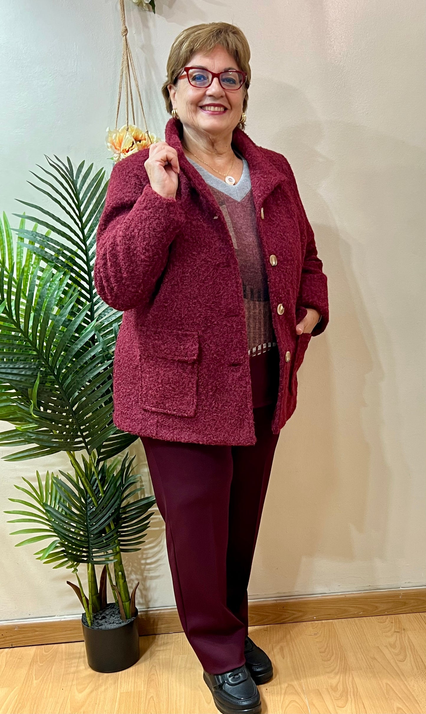 Chaquetón borreguito premium