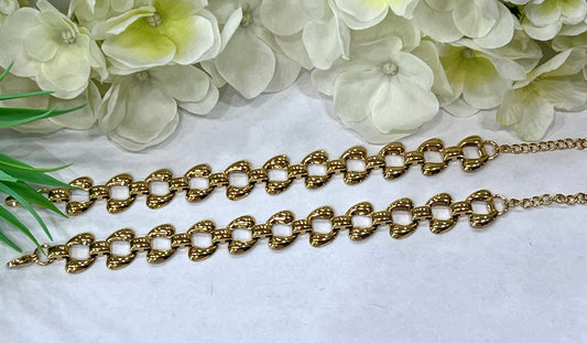 Pulsera acero tipo barbada