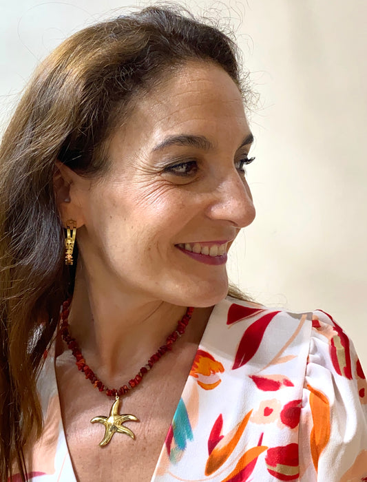 Collar acero marina
