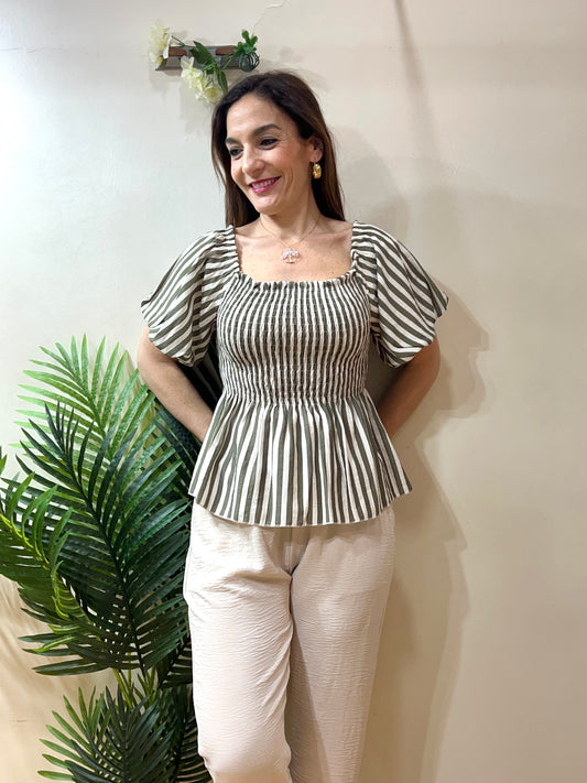 Blusa rayas nido