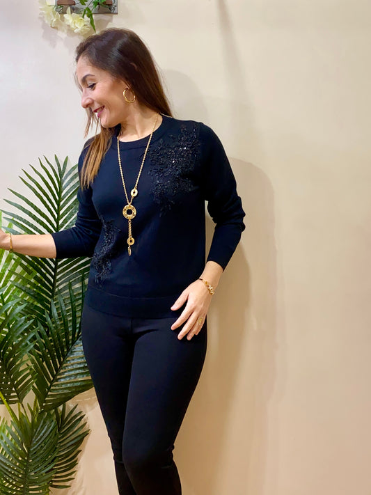 Collar acero largo divinity