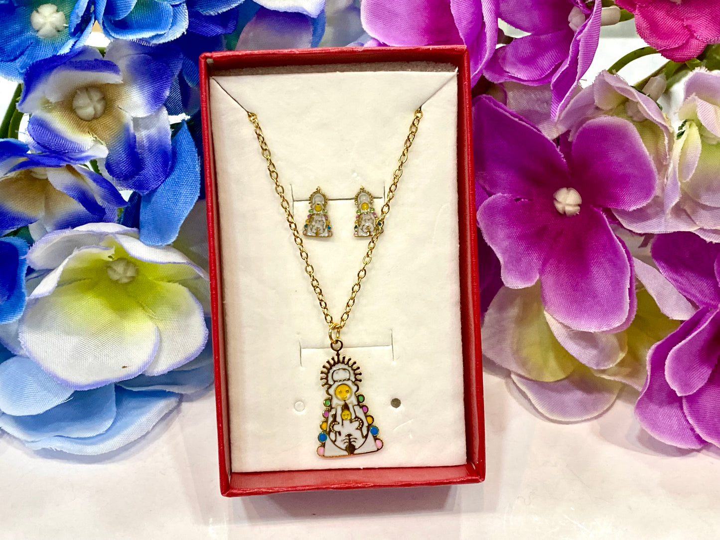 Conjunto acero Virgen del Rocío