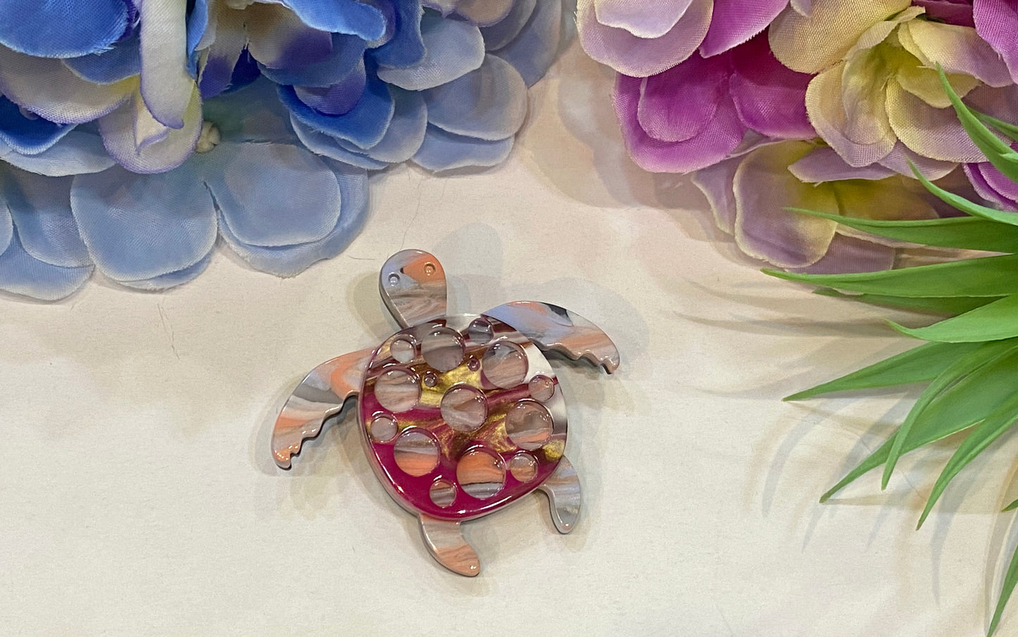 Broche tortuga marina