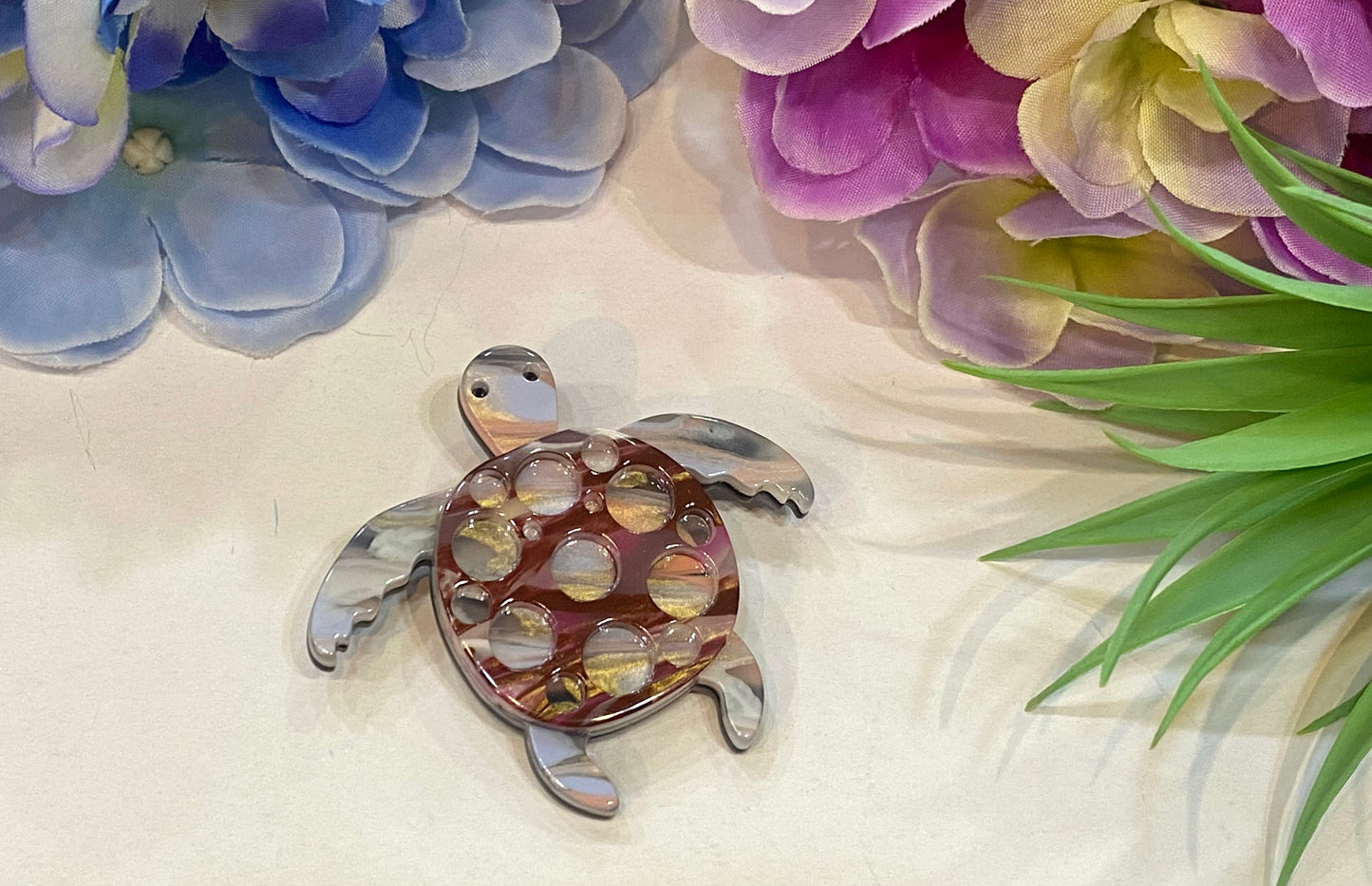 Broche tortuga marina