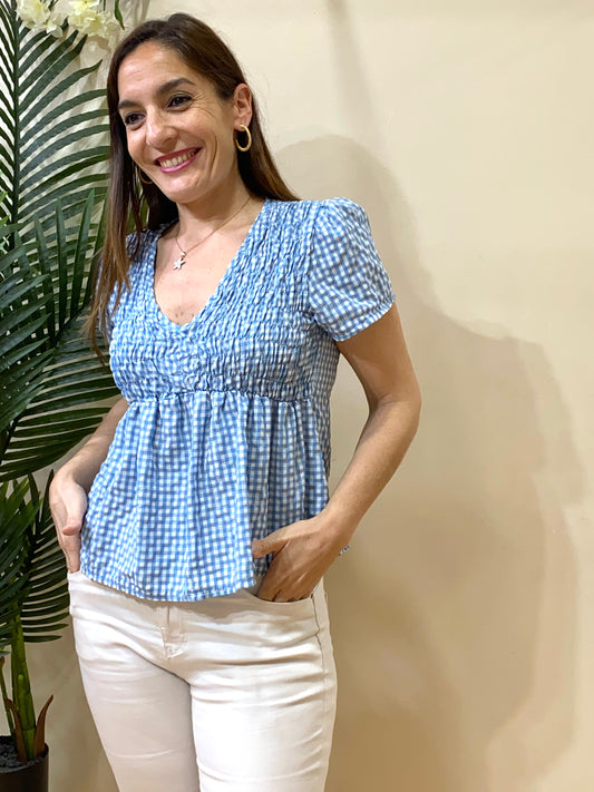 Blusa cuadro vichy