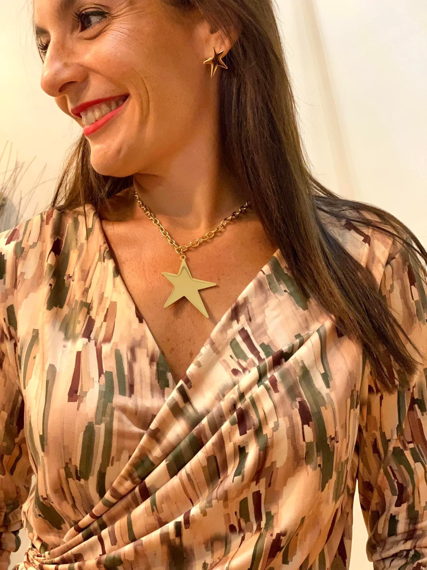 Collar acero star rock