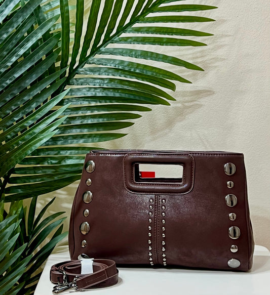 Bolso tachuelas combi